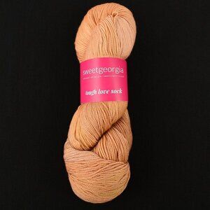 Sweetgeorgia Tough Love Sock Yarn Superwash Merino Nylon Biscuit Colorway